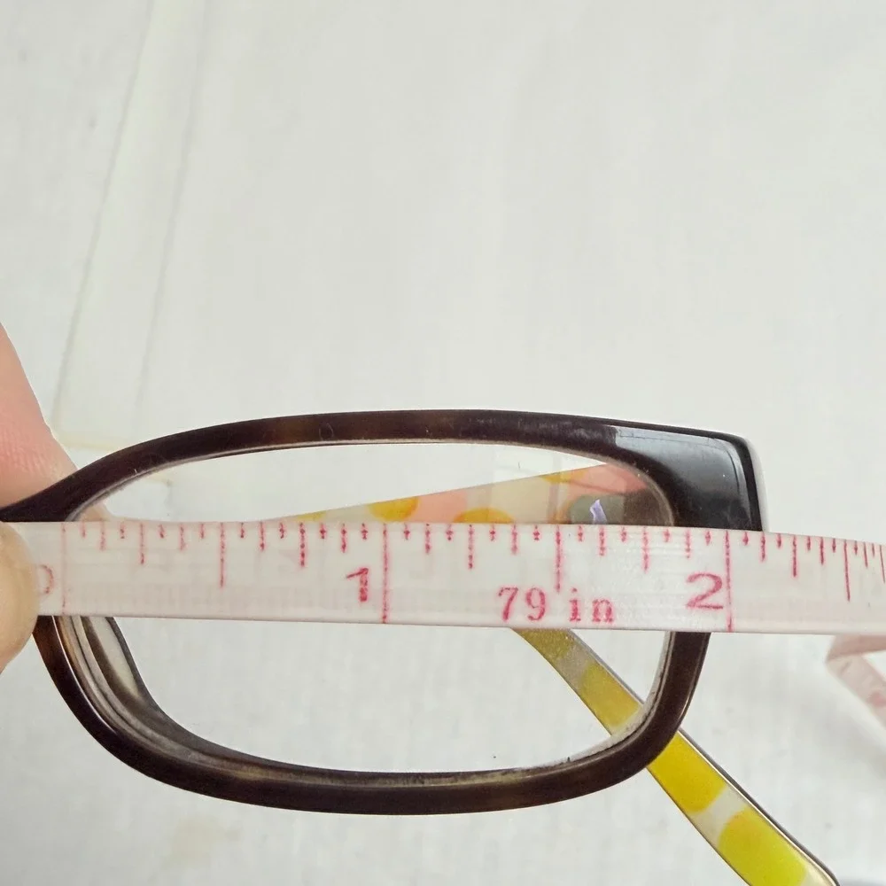 Kate Spade Lorelei Tortoise Polka Dot Rectangular Eyeglasses Frames ONLY